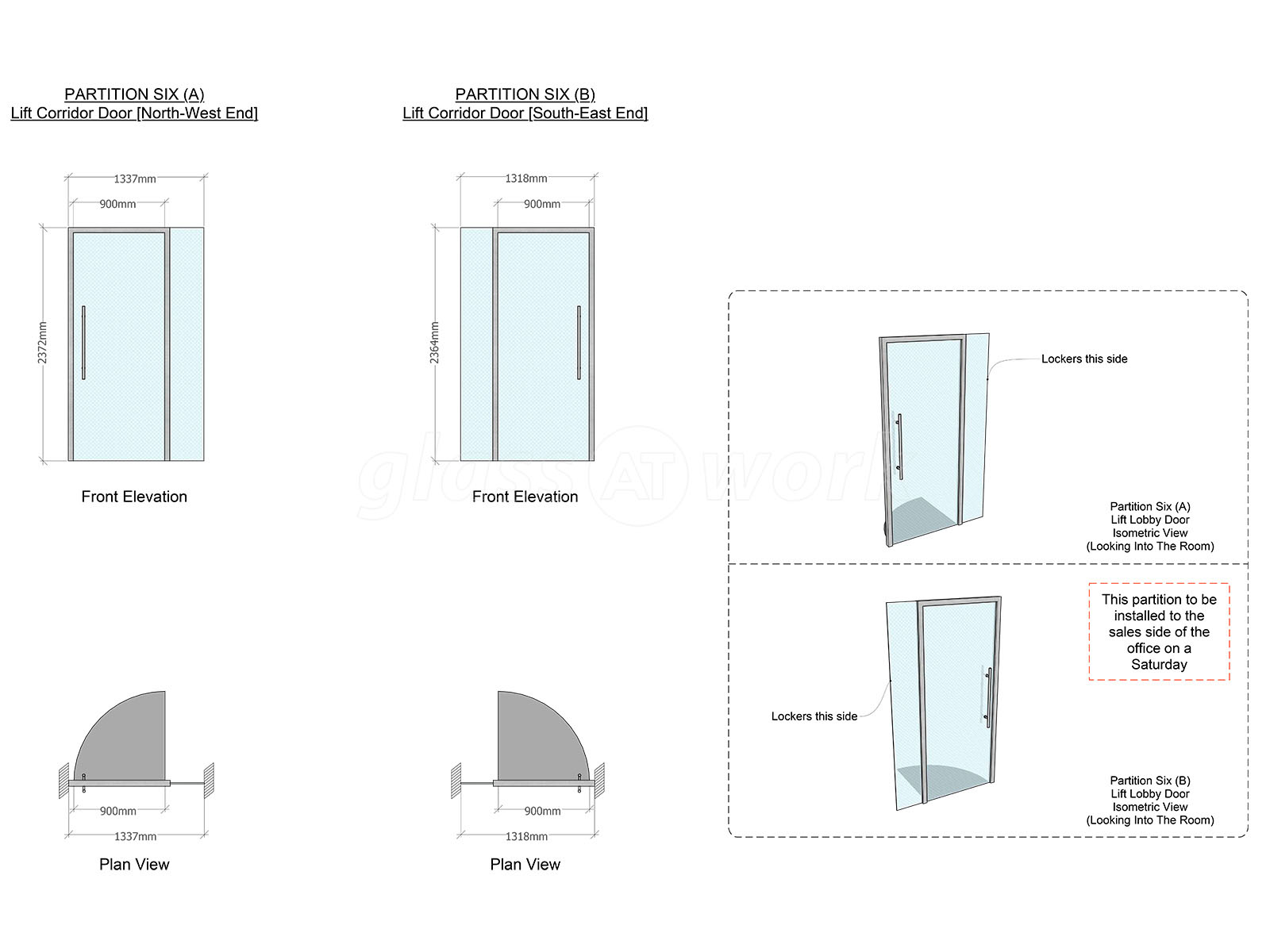 Glass Partitions at Above & Beyond Construction Ltd (Haymarket, London ...