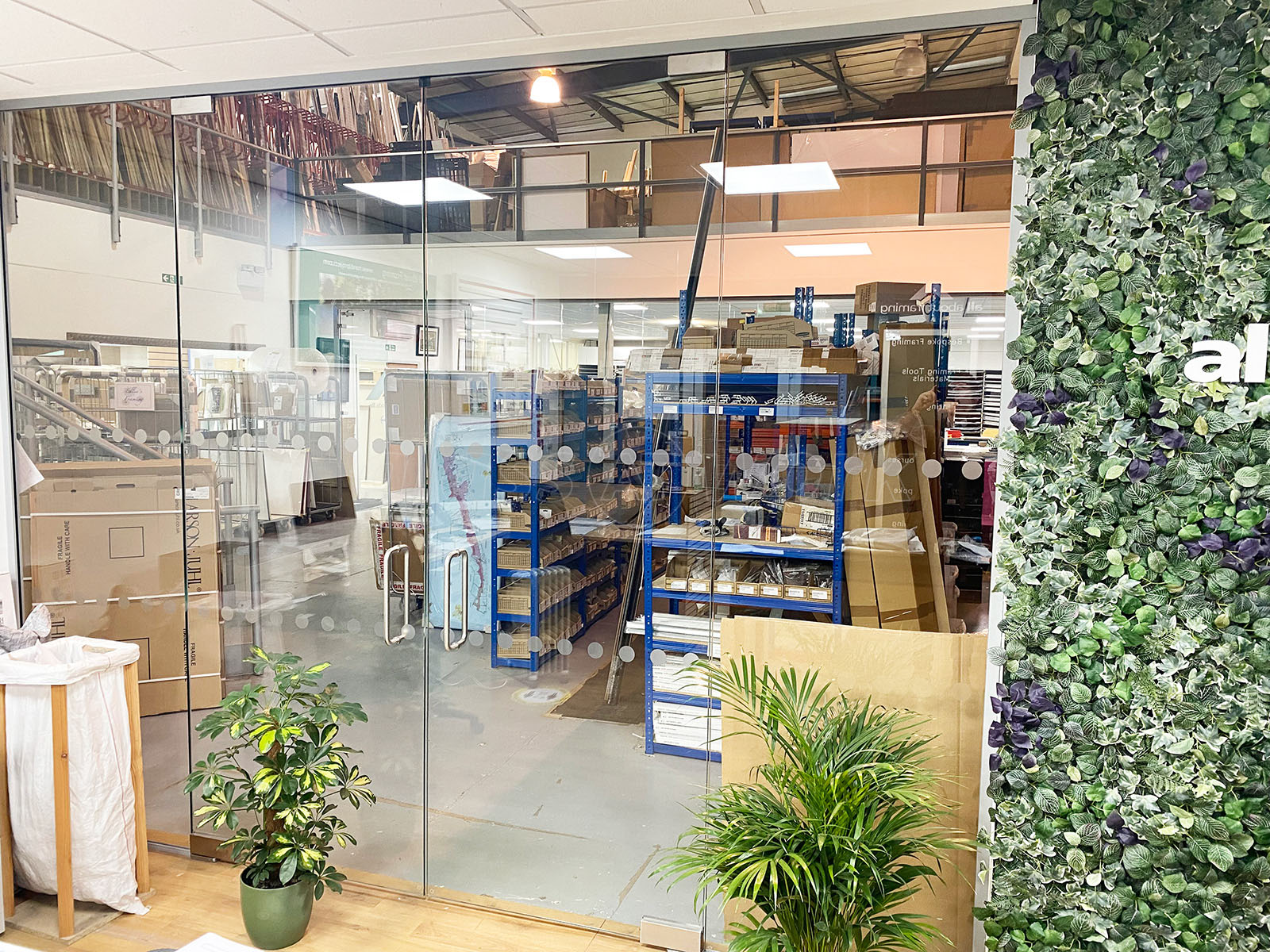 Glass Partitions at All About Framing (High Buckinghamshire