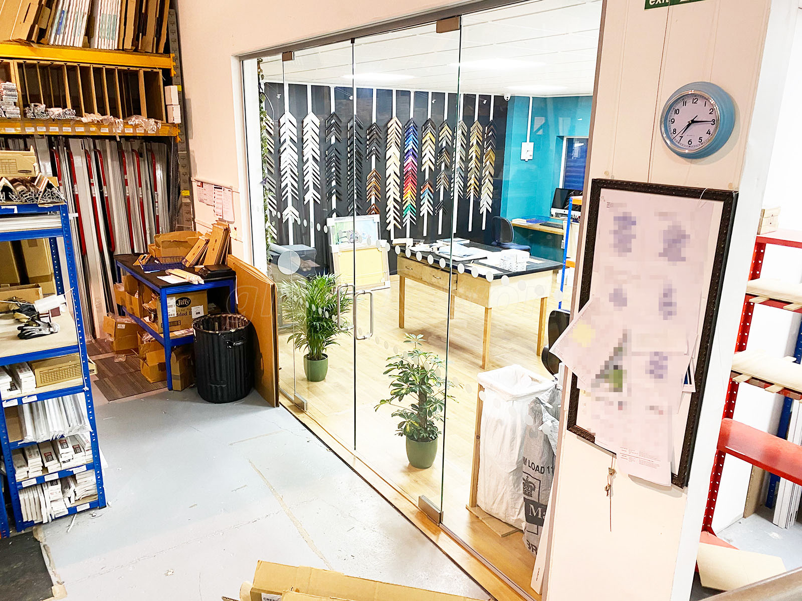 Glass Partitions at All About Framing (High Buckinghamshire