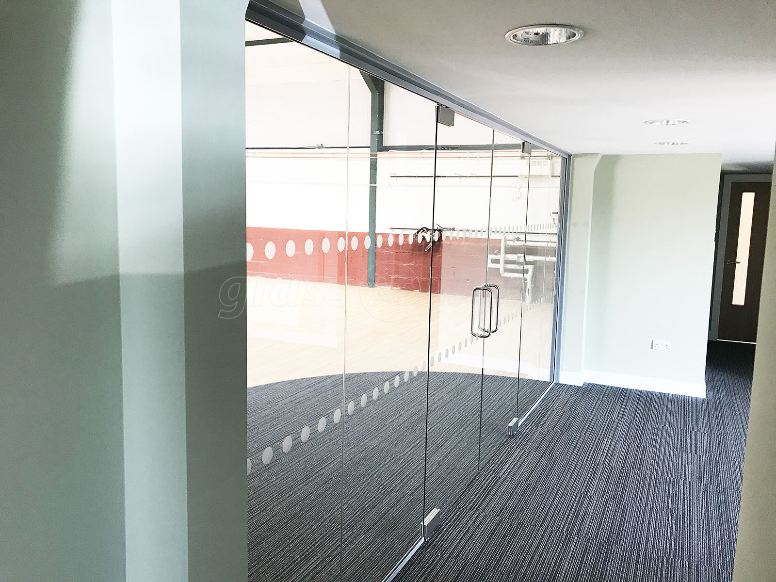 Glass Partitions At G Harrison Buildrite Leicester Ltd