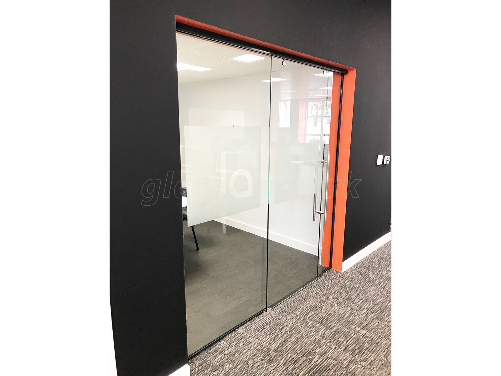 Glass Partitions at James Andrew Recruitment Solutions (Leicester