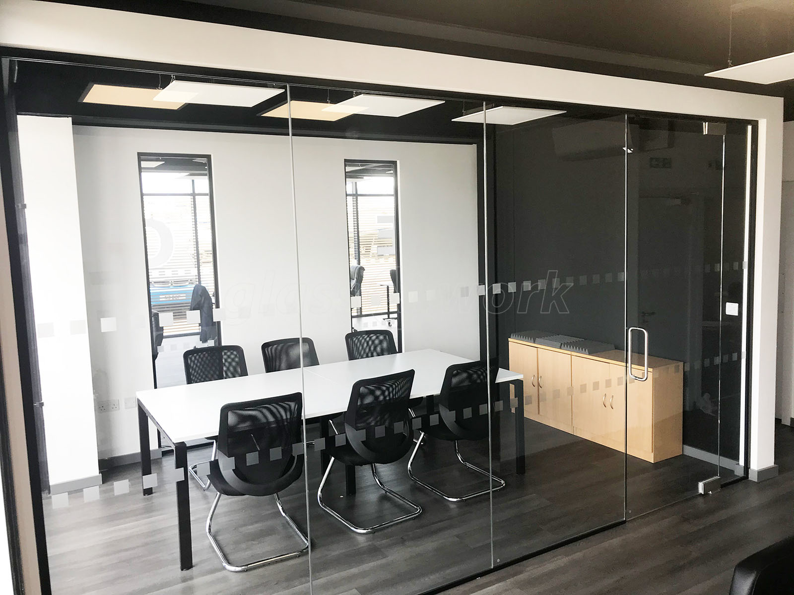 Glass Partitions at NetBop Technologies Ltd (Swansea, Wales): Frameless Glass  Office Screens