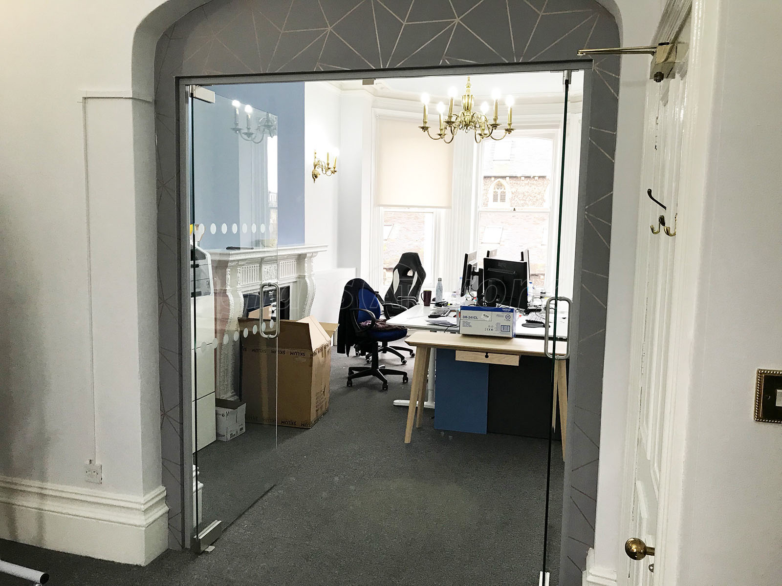 Glass Partitions At The Werks Group Brighton East Sussex