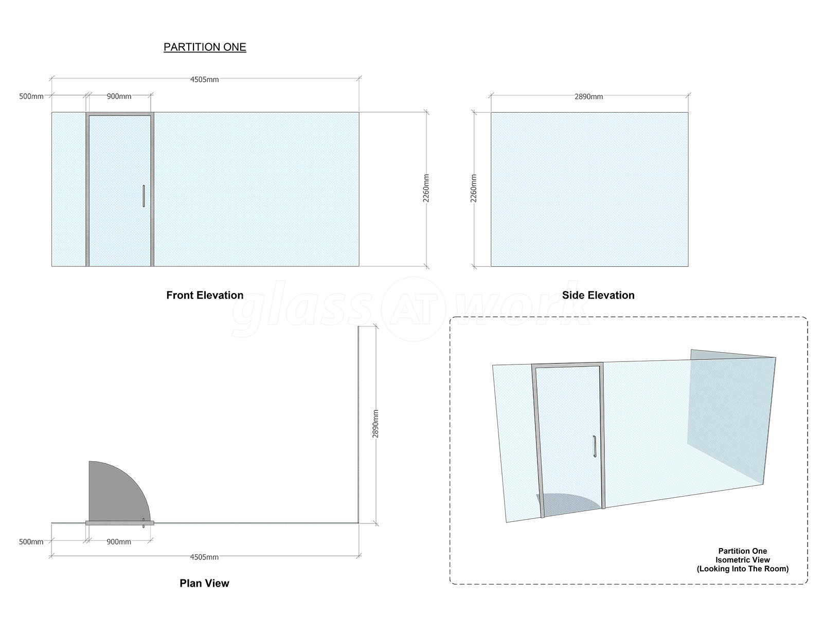 Glass Partitions at PLANED (Narberth, Pembrokeshire): Office Interior ...