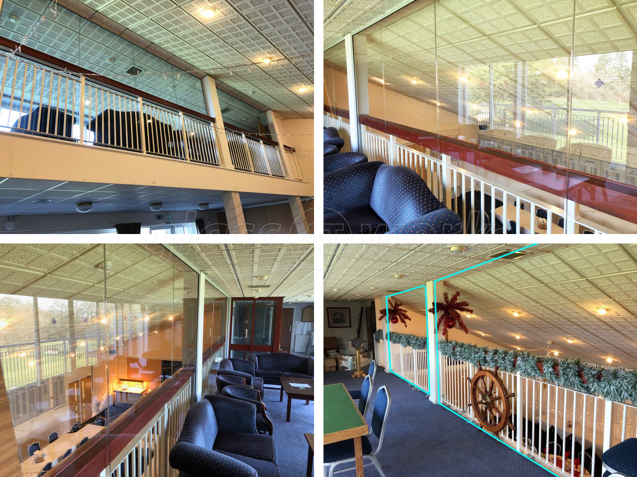 Glass Partitions at Romsey Golf Club (Southampton, Hampshire