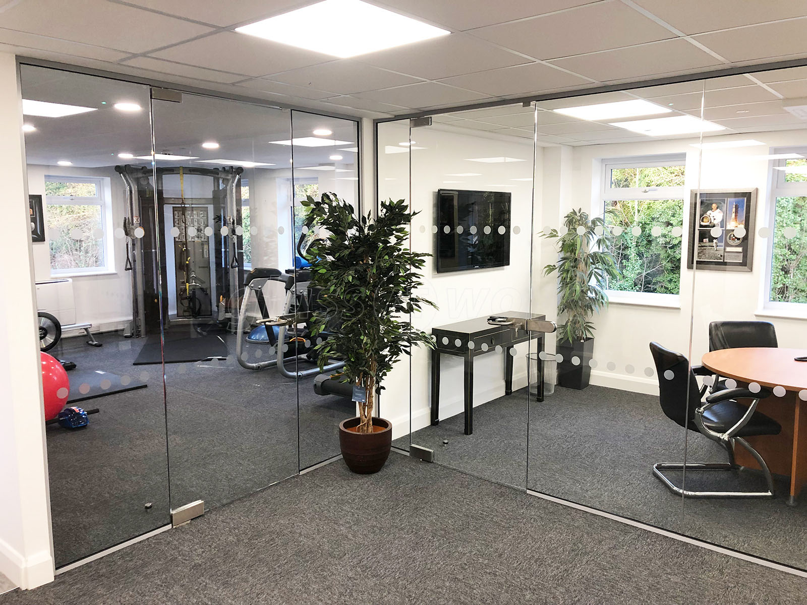 Glass Partitions at Jay City Finance Ltd (Kings Langley, Hertfordshire