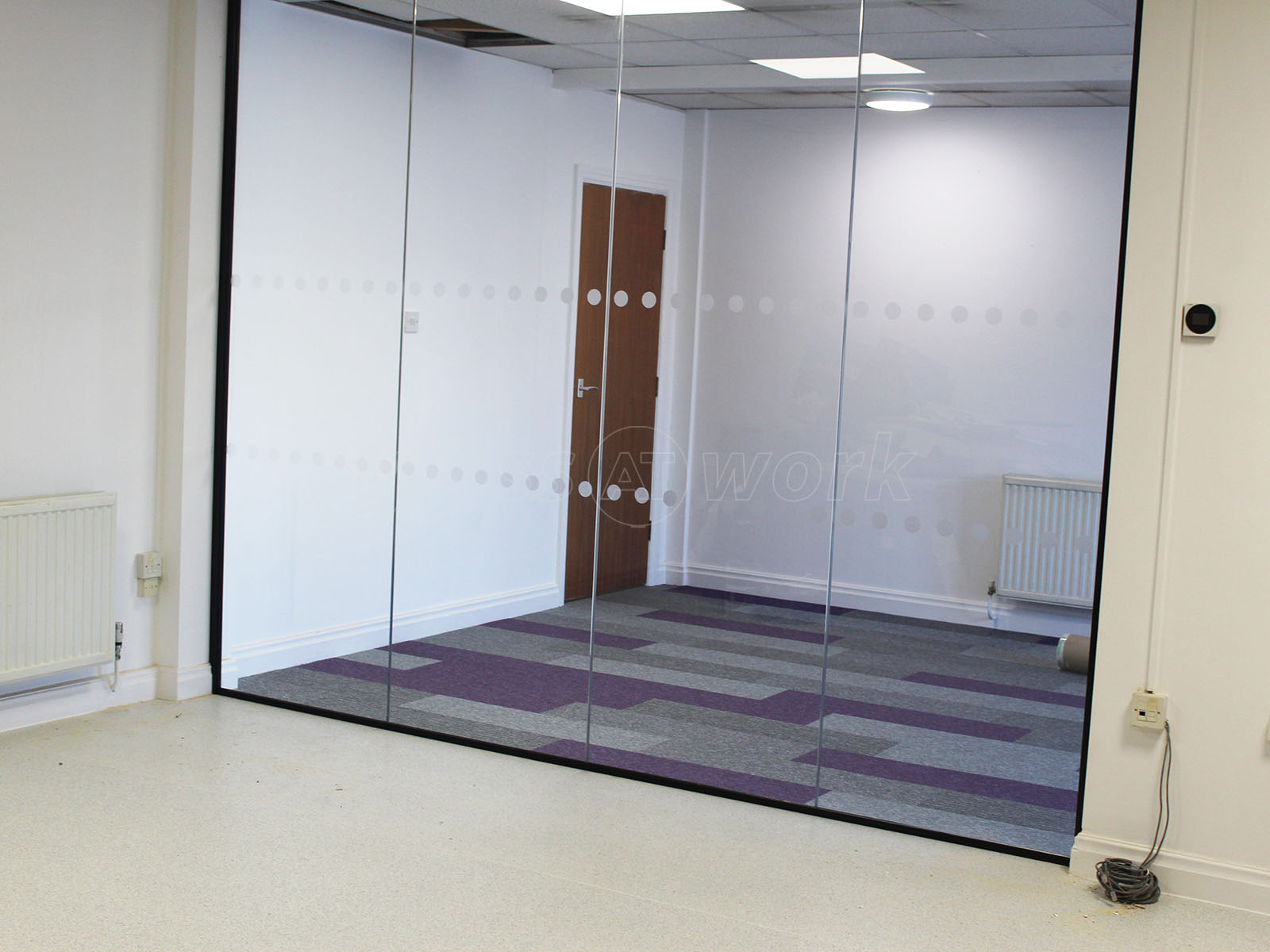 Glass Partitions at Fame Services UK (Colwick, Nottingham) Glass