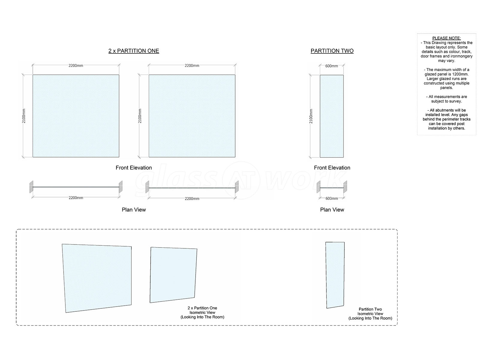 Glass Partitioning at Domestic Installation (Cheltenham ...