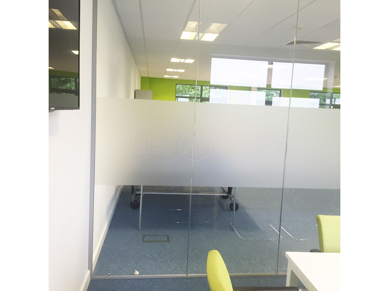 Glass Partitioning at Healthy Performance (Southam, Warwickshire