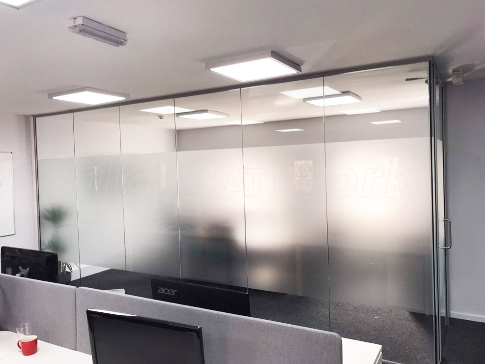 Glass Partitions at Hexopay (Darlington, County Durham): Toughened ...
