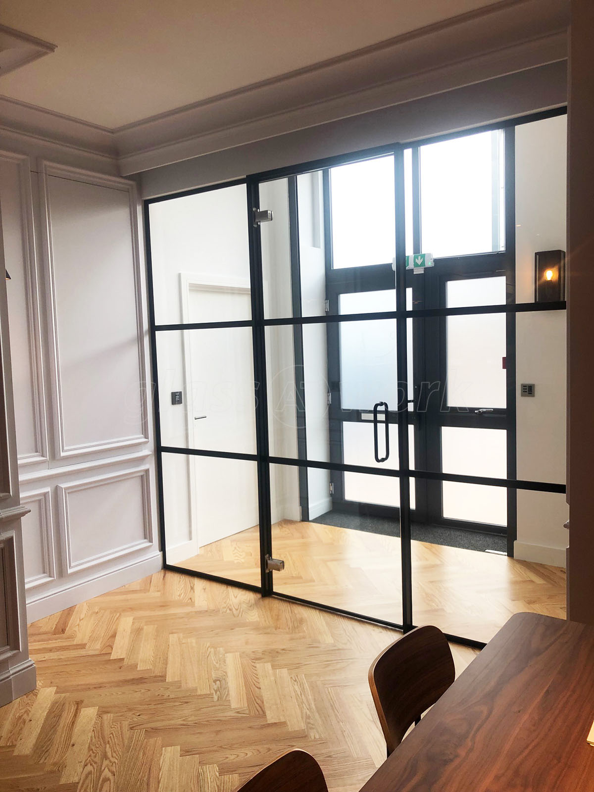 Glass Partitions at Creative Home Cinema Ltd (Ferndown, Dorset): Black ...