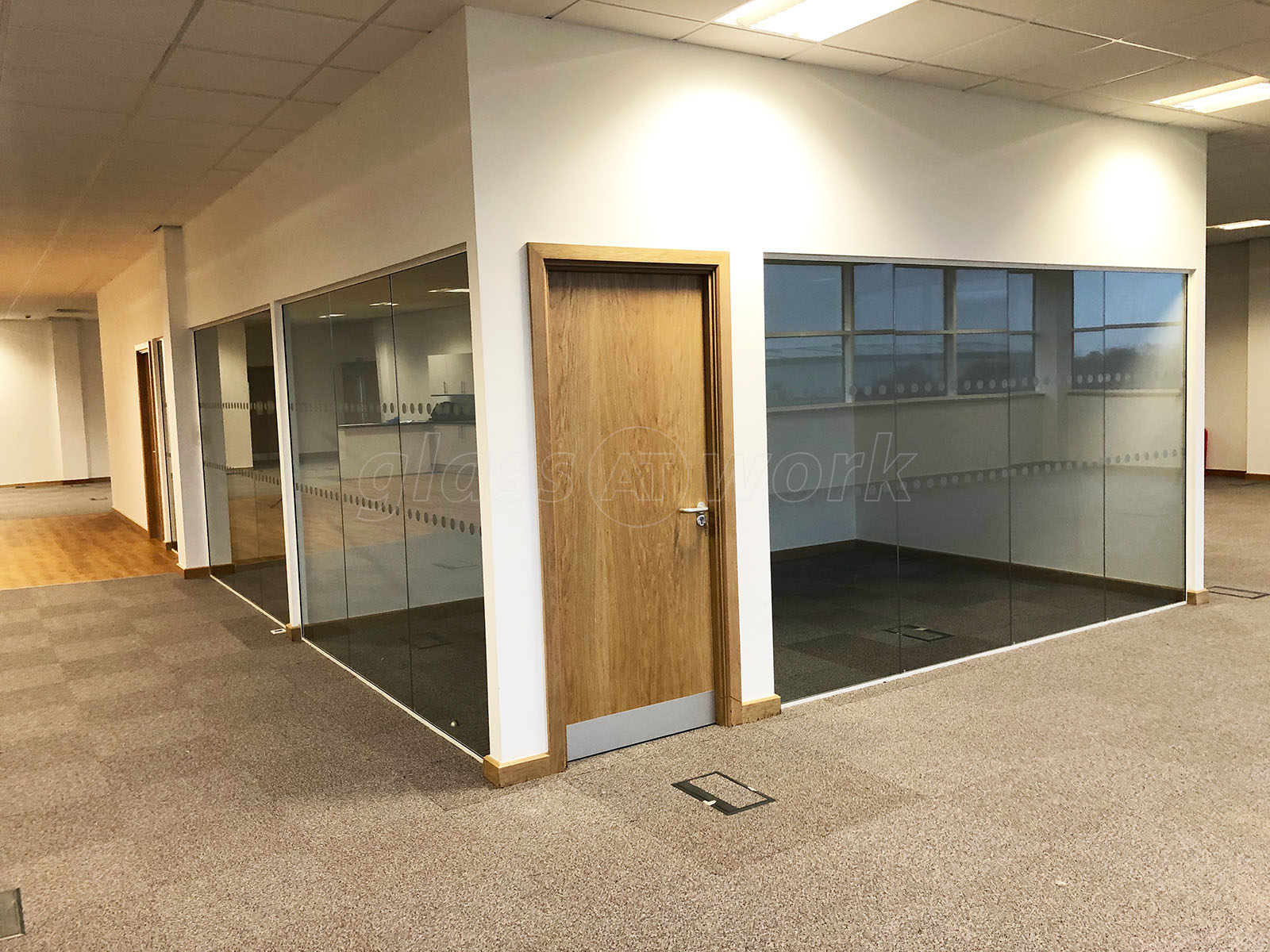 Glass Partitions at JH Johnson Shopfitters Ltd (Peterlee, County Durham