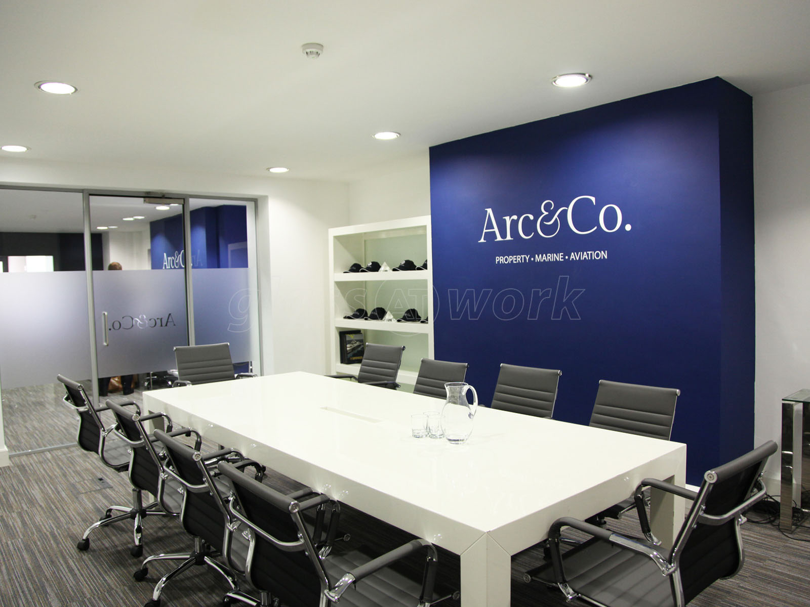 Glass Partitioning at Arc & Co (Mayfair, London): Glass Office Partition