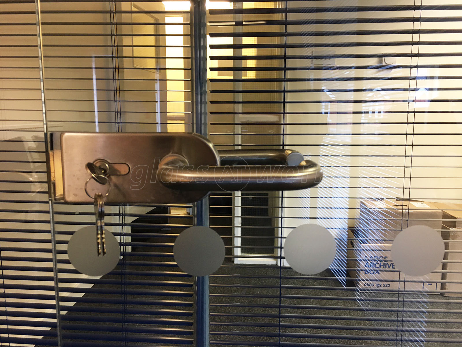 glass partitioning at streatley software ltd reading berkshire integral office