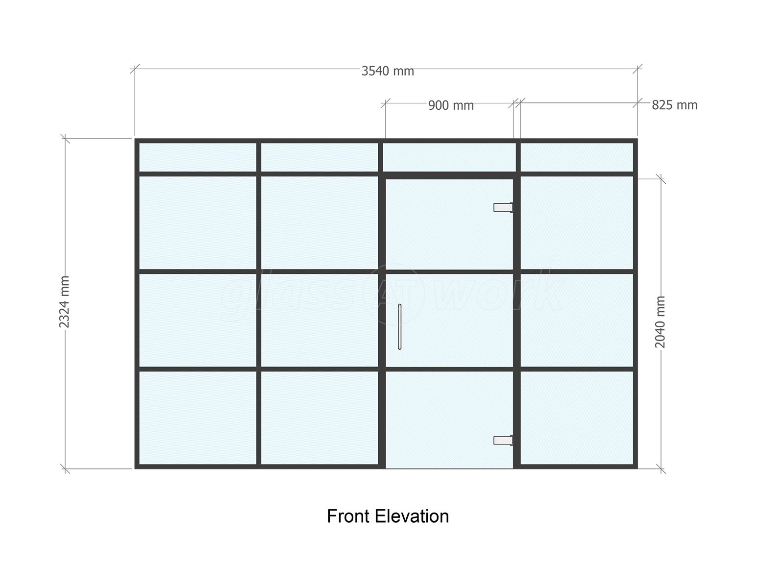 Glass Partitions at Residential Project (Northampton, Northamptonshire