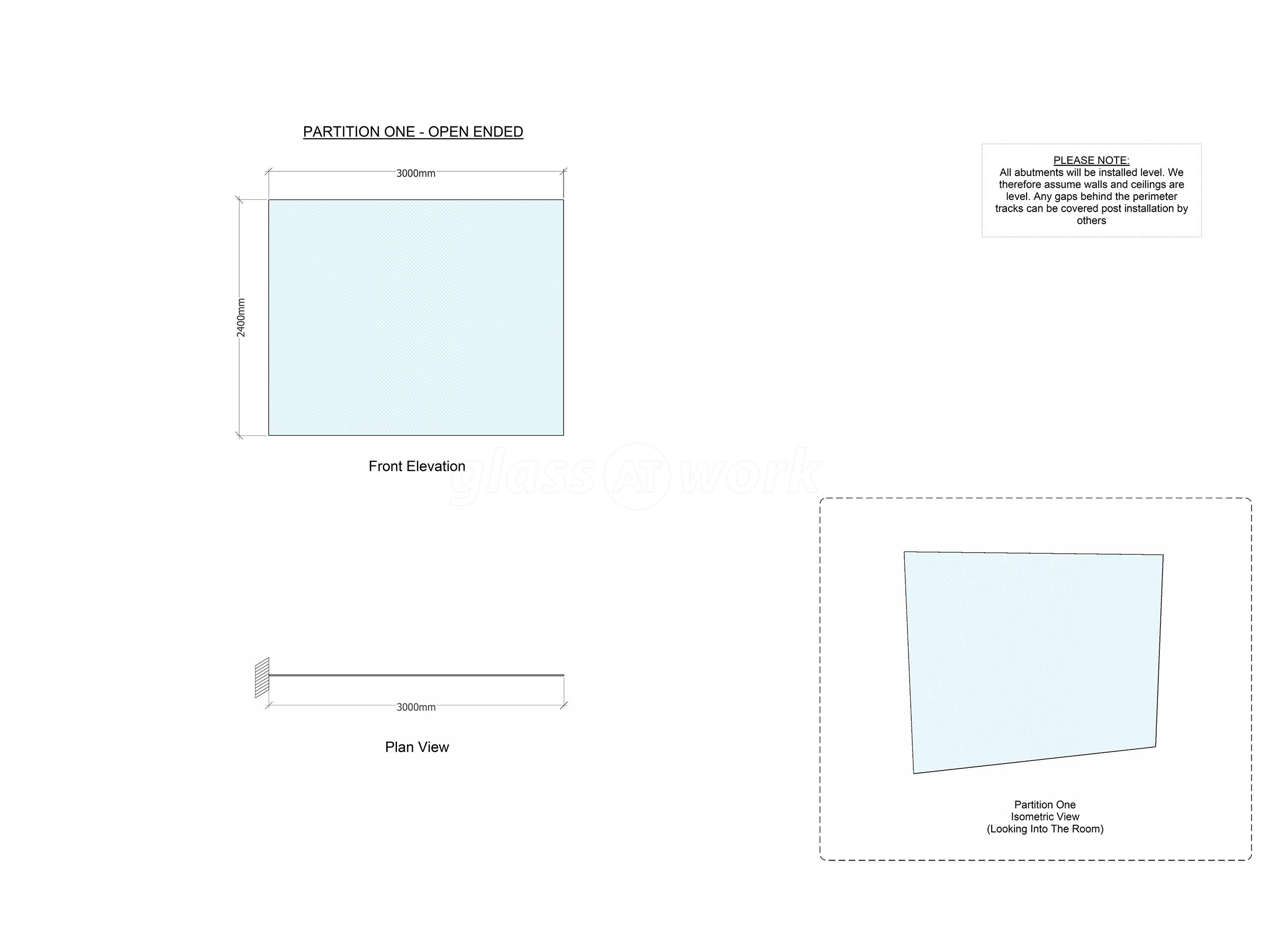 Glass Partitioning at PJH (Cannock, Staffordshire): Glass Separating ...