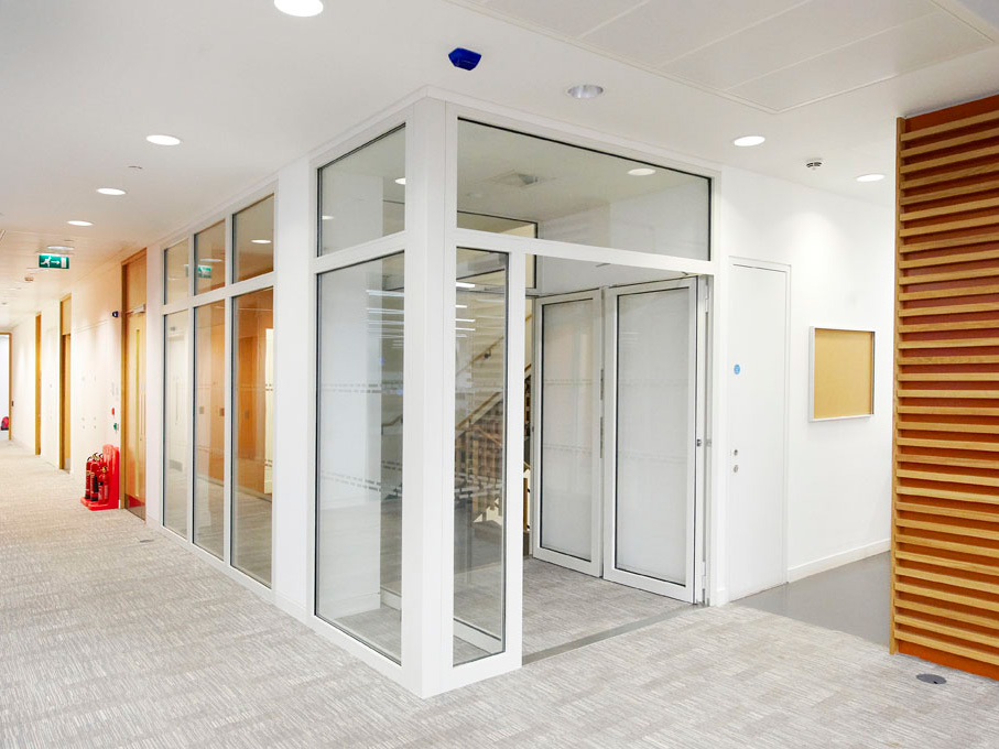 60+ Minutes Fire Rated Glass Partitioning