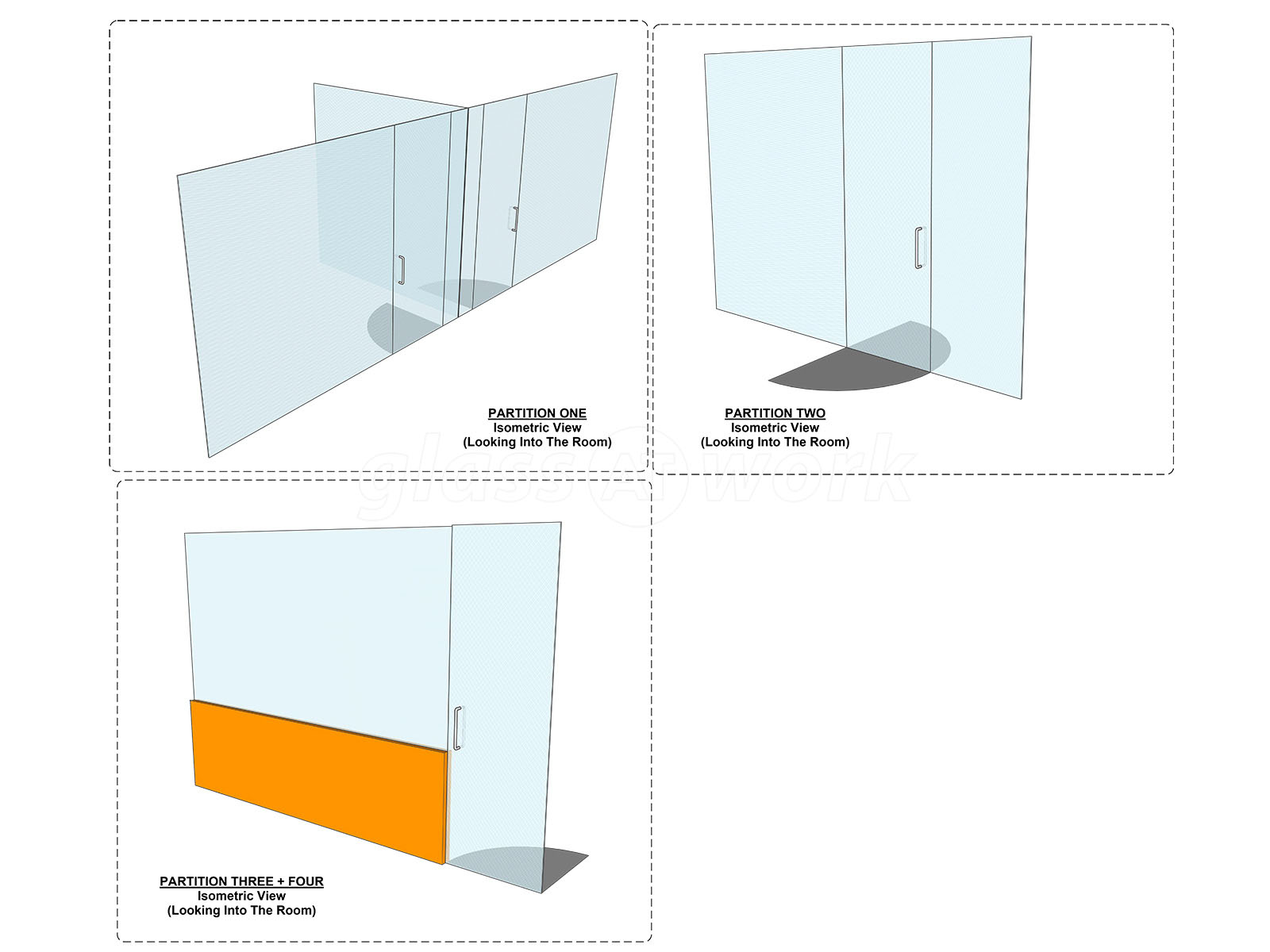 Glass Partitions at Switch Electrical Wholesale Limited (Peterborough, Cambridgeshire