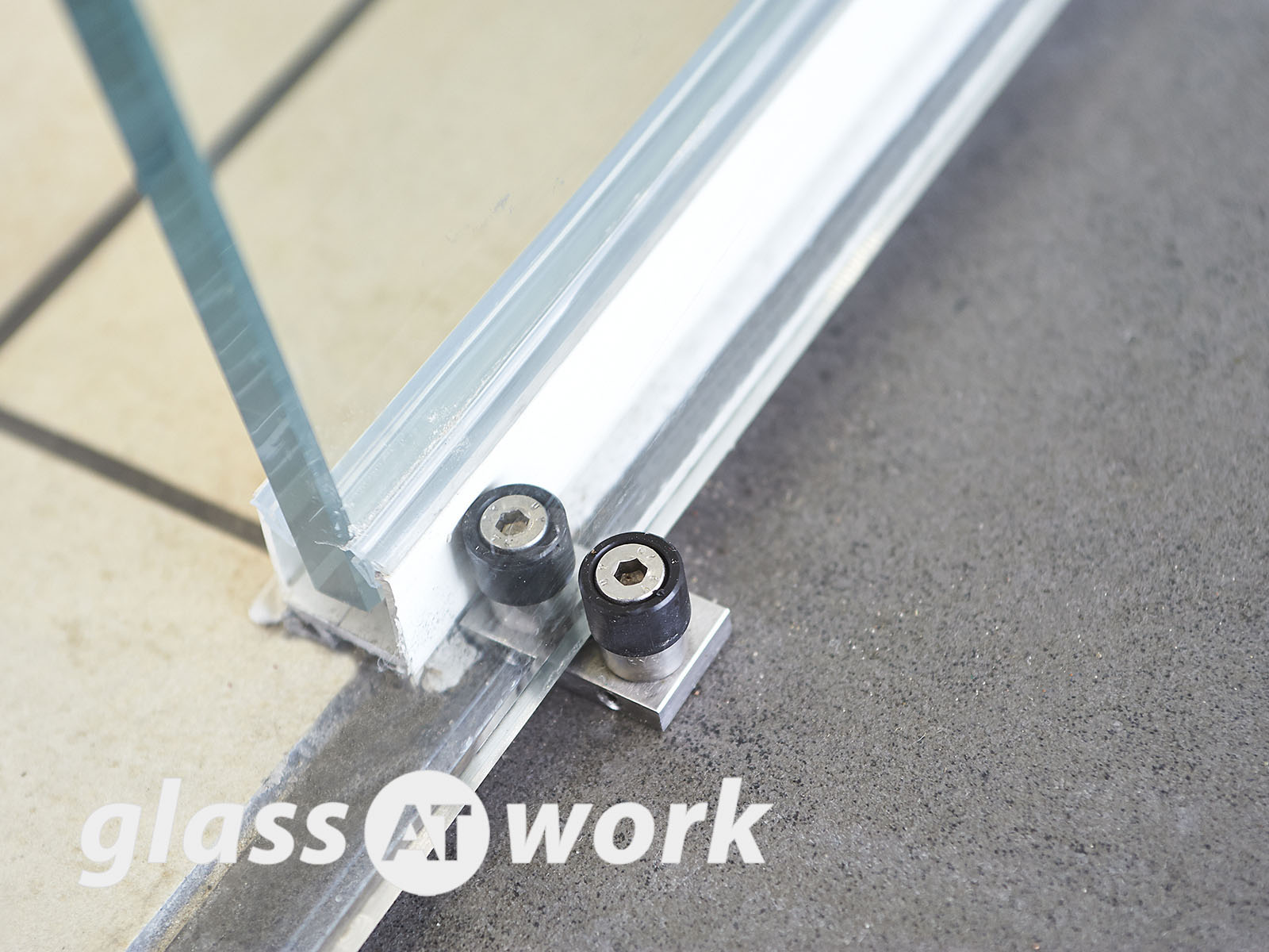 Top Hung Frameless Glass Sliding Doors