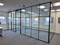 T-Bar Single Glazed Partition