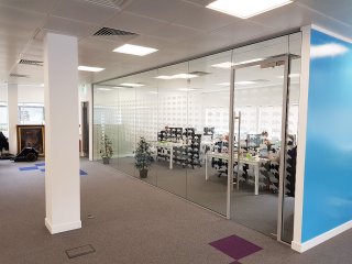 Twogether Creative Ltd (Marlow, Buckinghamshire): Large Glass Office Partitioning Fitout