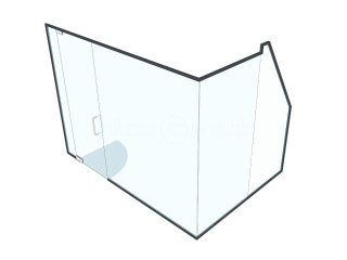 3D Solicitors (Crumpsall, Manchester): Frameless Glass Corner Office