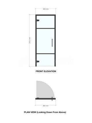 9stories Interior Design (Sevenoaks, Kent): T-Bar Black Framed Glass Corner Room with Half Height Wall