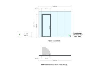 AM Solicitors (Royal Docks, London): Double Glazed Acoustic Glass Office Front