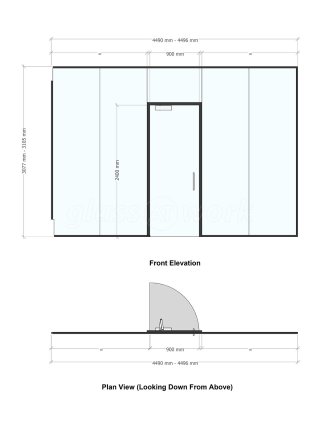 APG Carpentry and Construction (Torquay, Devon): Glass Office Partition With Door and Overpanel