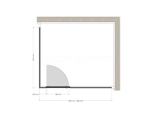 Stow Projects (London Bridge, London): T-Bar Corner Room On Half-Height Wall