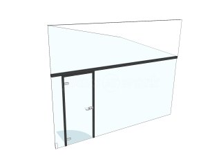 Agribale (Peterborough, Cambridgeshire): Acoustic Glass Office Partitions into Pitched Roof