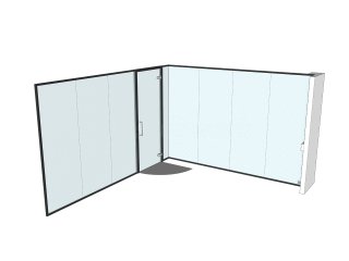 Allsaved Limited (Norwich, Norfolk): Glass Partition Glazed Corner Room
