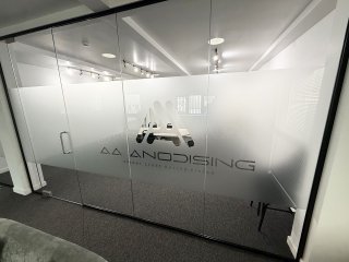 Anodising North West (Skipton, North Yorkshire): Toughened Glass Office Partition and Screen