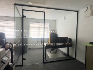 Aquaseal Rubber (Newcastle Upon Tyne, Tyne and Wear): Laminated Acoustic Glass Corner Office