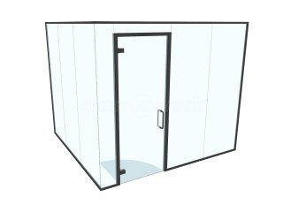 Aquaseal Rubber (Newcastle Upon Tyne, Tyne and Wear): Laminated Acoustic Glass Corner Office