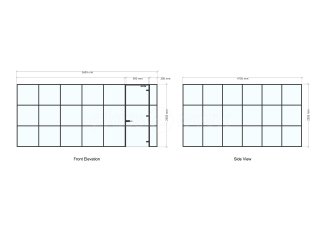Arc Group London (Edmonton, London): Mixed T-Bar and Frameless Glass Partitions