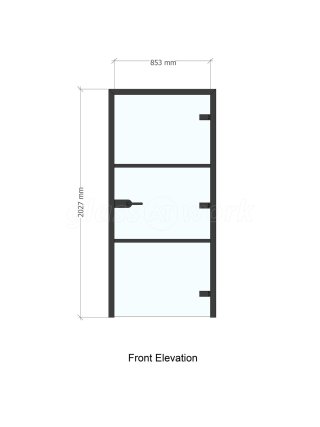 Arc Group London (Edmonton, London): Mixed T-Bar and Frameless Glass Partitions