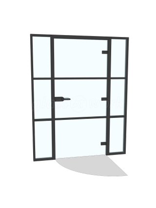 Arc Group London (Edmonton, London): Mixed T-Bar and Frameless Glass Partitions