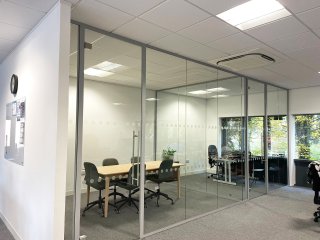 Ashberry Healthcare (Harpenden, Hertfordshire): Toughened Glass Corner Offices