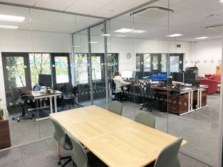 Ashberry Healthcare (Harpenden, Hertfordshire): Toughened Glass Corner Offices
