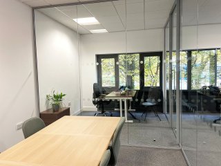 Ashberry Healthcare (Harpenden, Hertfordshire): Toughened Glass Corner Offices