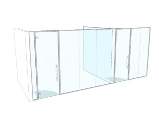 Ashberry Healthcare (Harpenden, Hertfordshire): Toughened Glass Corner Offices