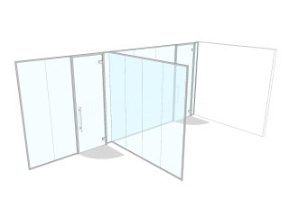 Ashberry Healthcare (Harpenden, Hertfordshire): Toughened Glass Corner Offices
