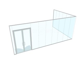 Assembly Room (Milton Keynes, Buckinghamshire): Double Glazed Acoustic Glass Corner Room