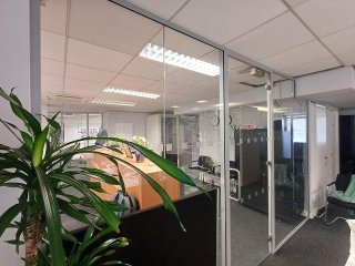 Atrium Consulting (Staines-upon-Thames, Surrey): Glass Office Partition Wall and Door
