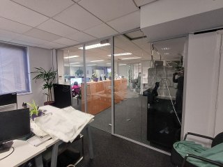 Atrium Consulting (Staines-upon-Thames, Surrey): Glass Office Partition Wall and Door