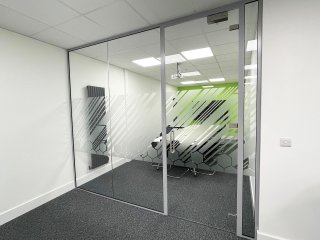 BMA Contractors Ltd (Hoddesdon, Hertfordshire): Toughened Glass Office Partitions With Bespoke Film
