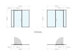 BRAC Contracts (Brighton, East Sussex): Toughened Glass Frameless Partitions and Doors