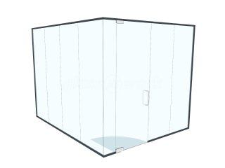 Barnett Transport (Ellesmere Port, Cheshire): Toughened Glass Corner Office Pod