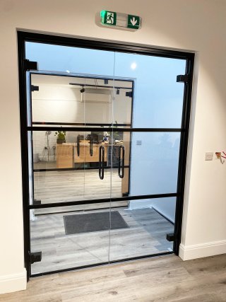 Bascomb and Drew Maintenance (Acton, London): T-Bar Grid Glazing Glass Walls and Doors
